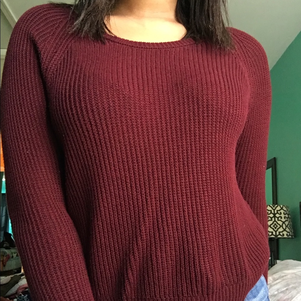 Maroon Sweater